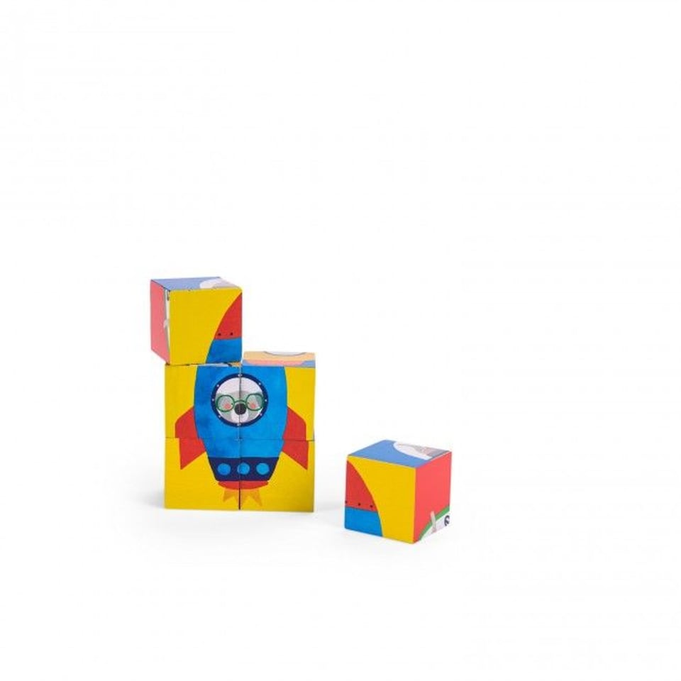 Puzzel 6 Blokken Les Popipop