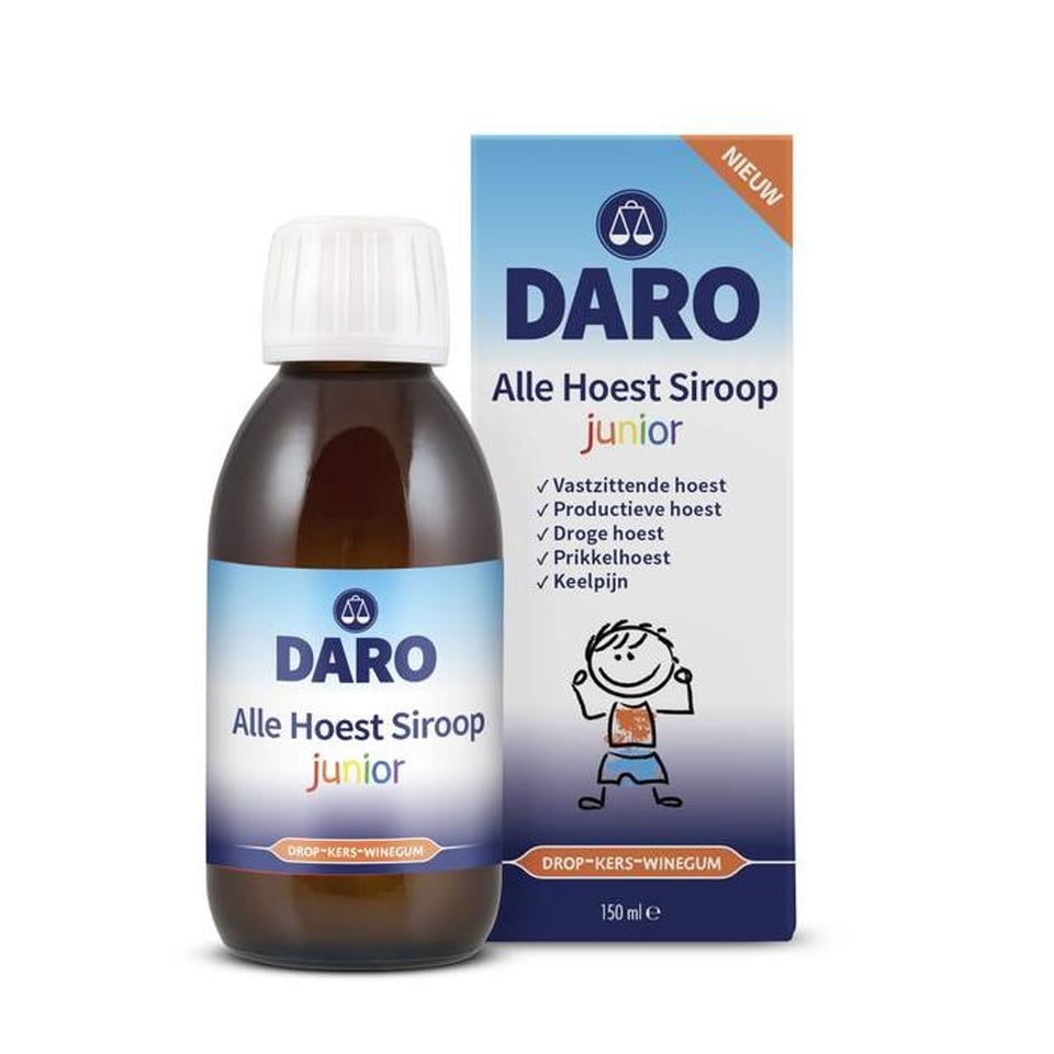 Daro Alle Hoest Siroop Junior 150ml