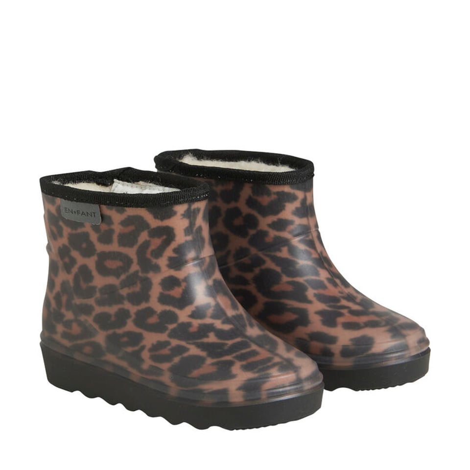 Enfant Thermo Boots Short Leopardo