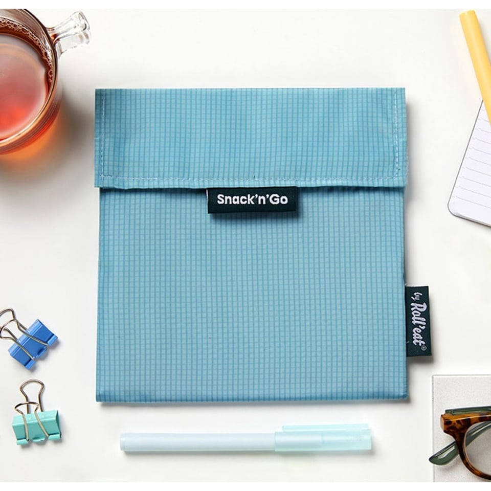 Roll'n Eat Snack 'N Go Boterhamwikkel Active Zilver/blauw