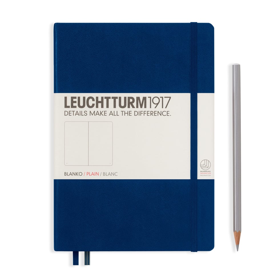 Leuchtturm medium plain notebook (A5) hardcover