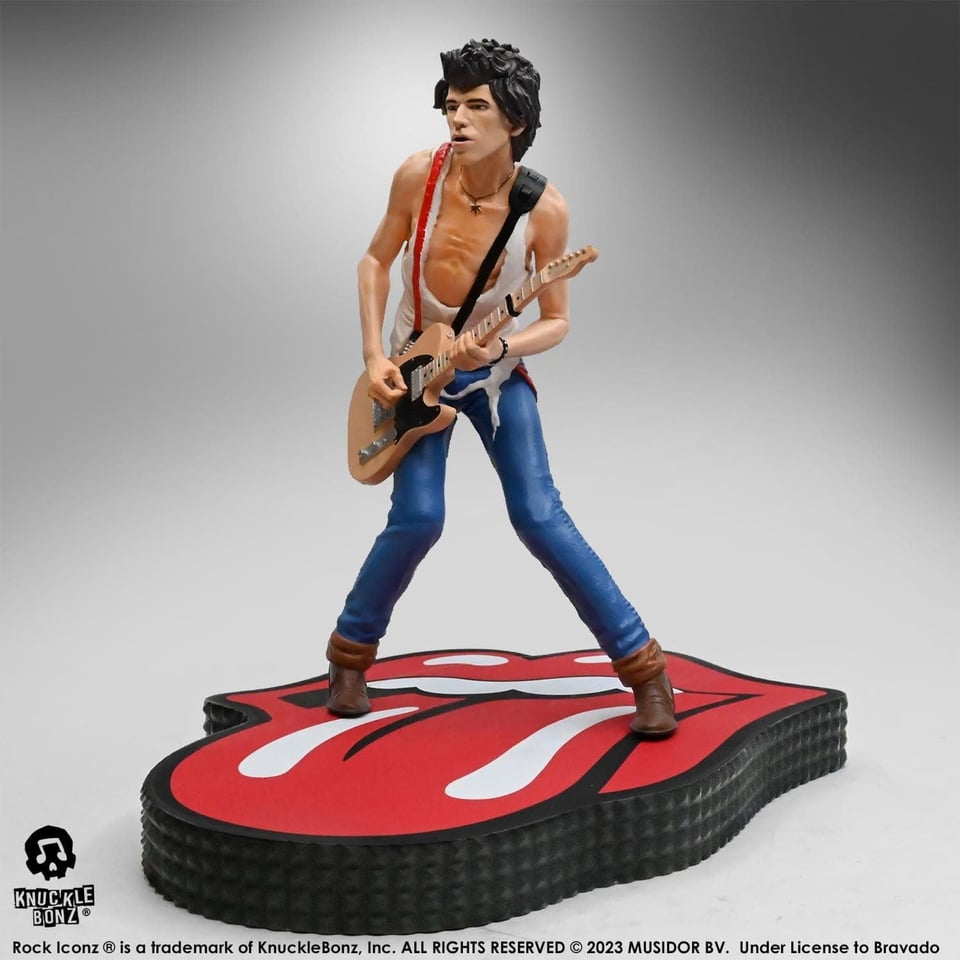Rock Iconz - The Rolling Stones - Keith Richards Beeld (Tattoo You Tour 1981)