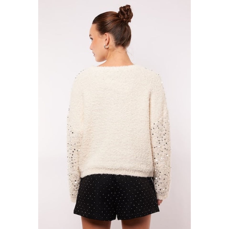 FLURESK Knitted Sweater Nayra Off White