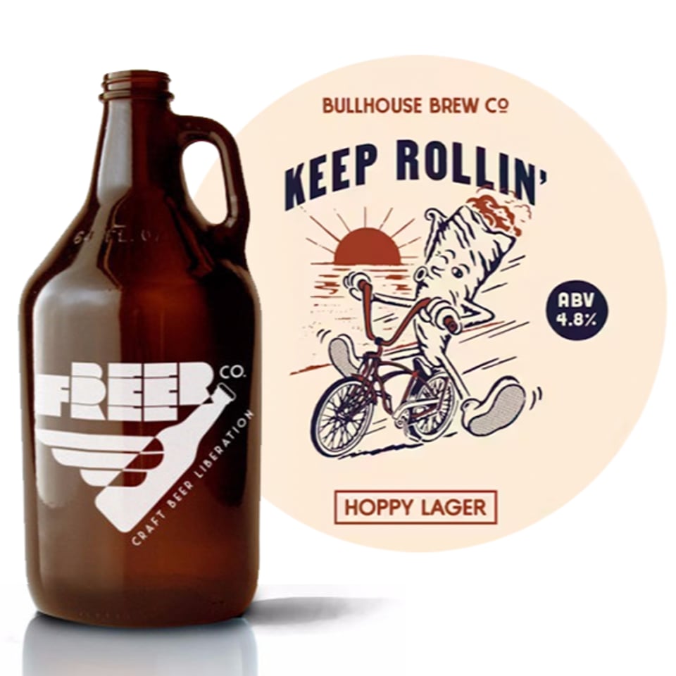 Hoppy Lager - KEEP ROLLIN'