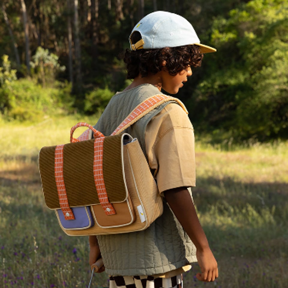 Sticky Lemon School Bag Farmhouse Corduroy Pear Jam