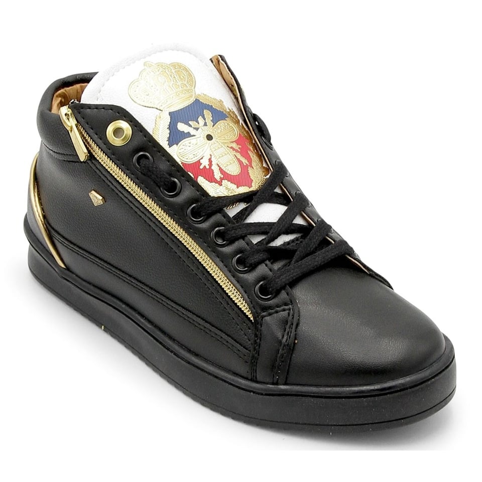 Heren Sneaker - Prince Black White - CMS98 - Zwart