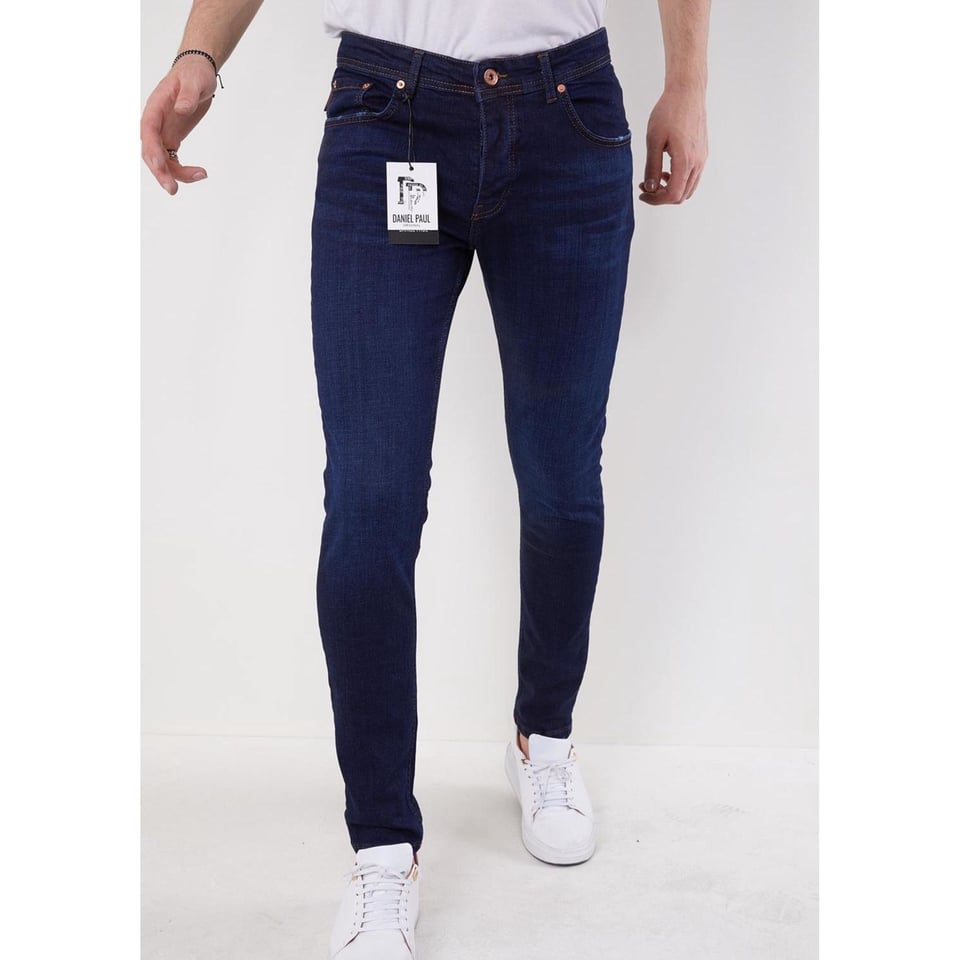 Heren Jeans Slim Fit Navy - 5306 - Donker Blauw