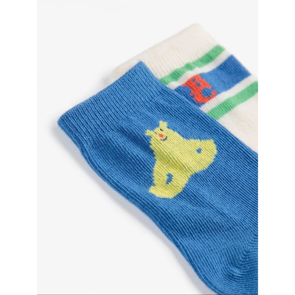 Bobo Choses Hug Me Bear Short Sock Pack X 2