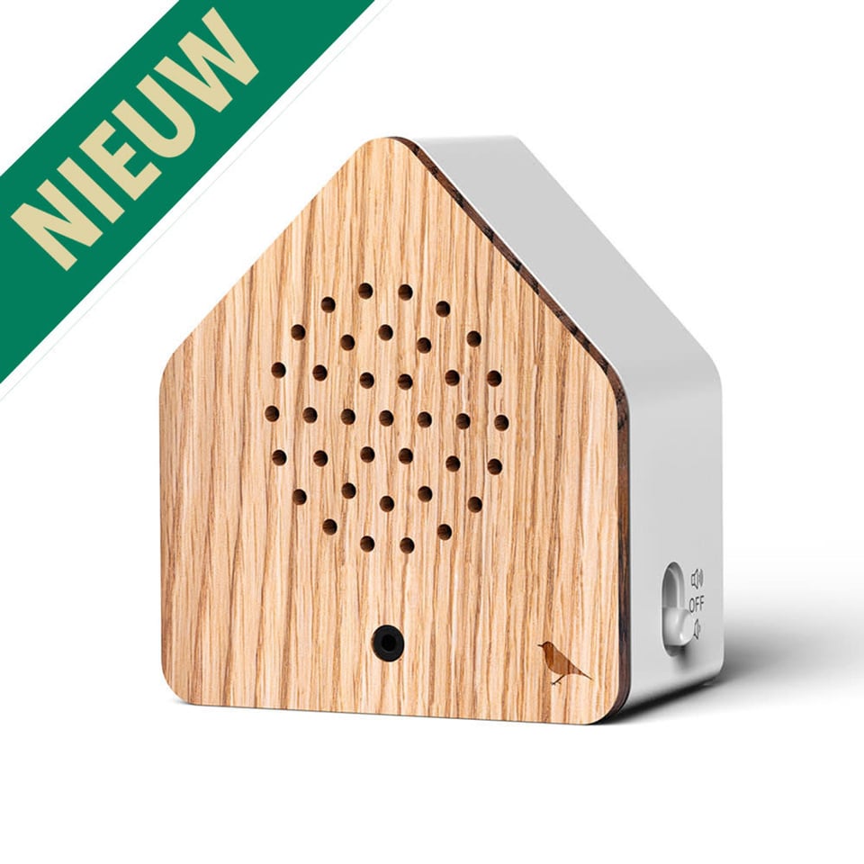 Vogelhuisje Satellite Zanglijster Eiken Hout