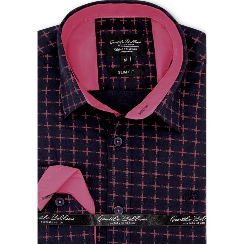 Business Overhemden Heren - Slim Fit - 3098 - Navy
