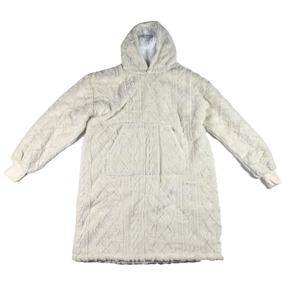 Huis Onesie Sophie Hoodie en Deken XL Off White