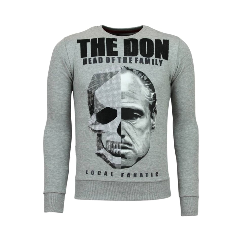 Padrino Trui - Godfather Sweater Heren - The Don - Grijs