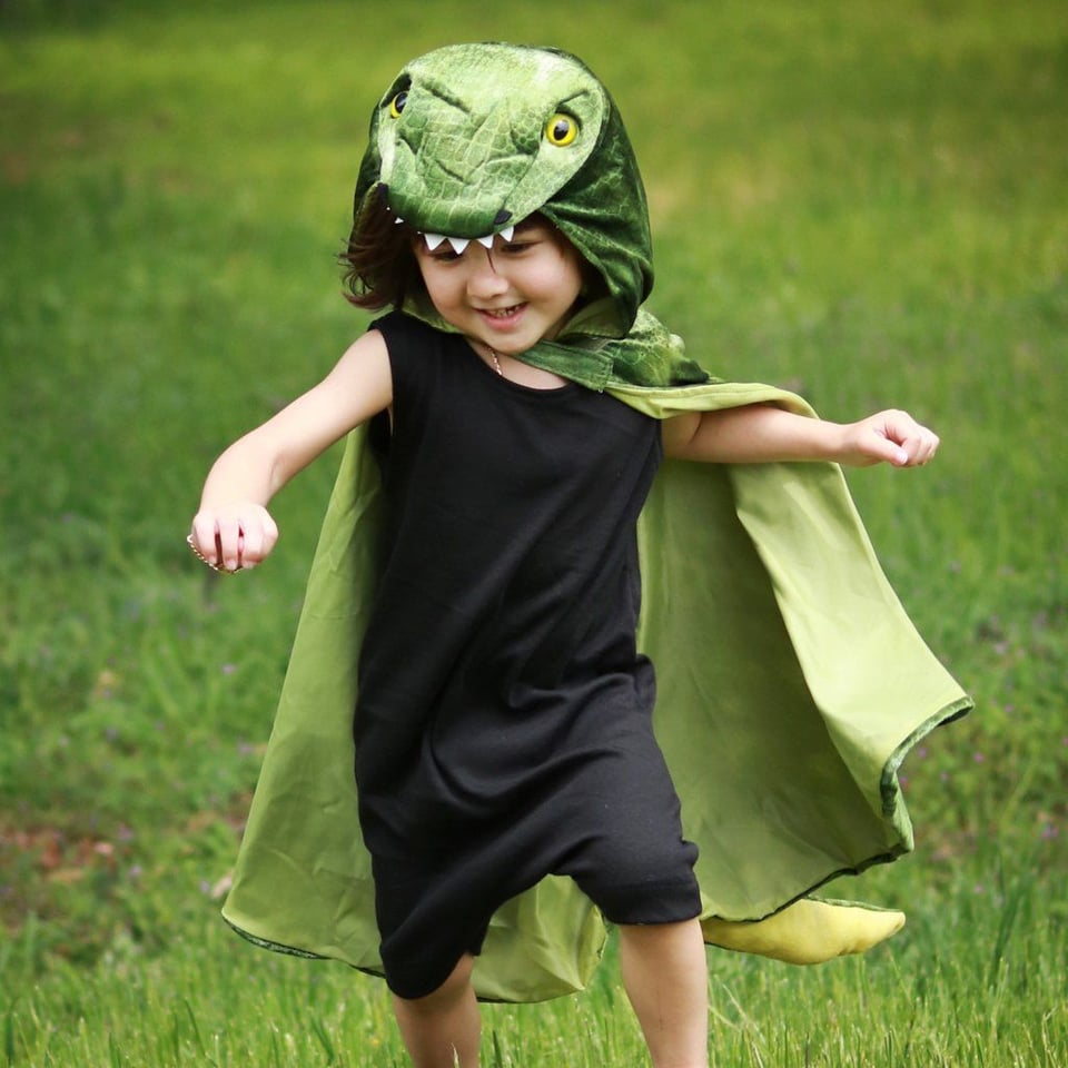 Great Pretenders T-Rex Hooded Cape 4-5 Jaar