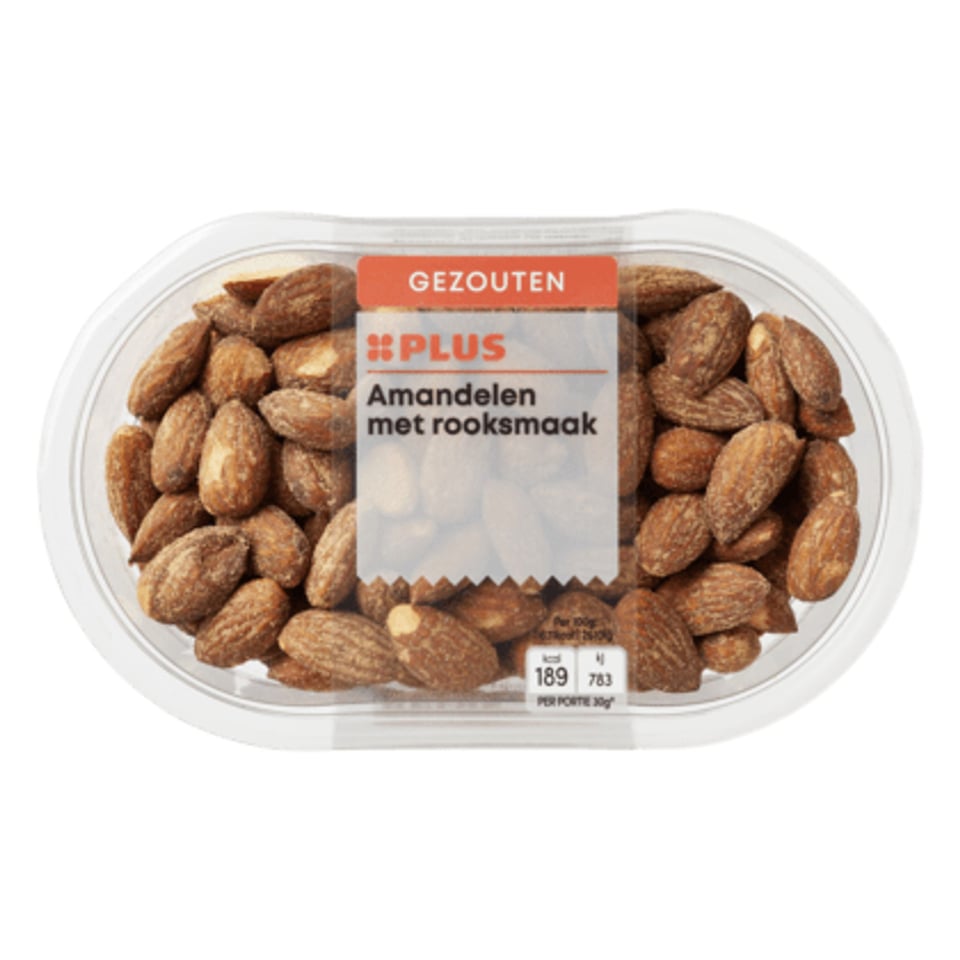 PLUS Gerookte Amandelen (Gez)