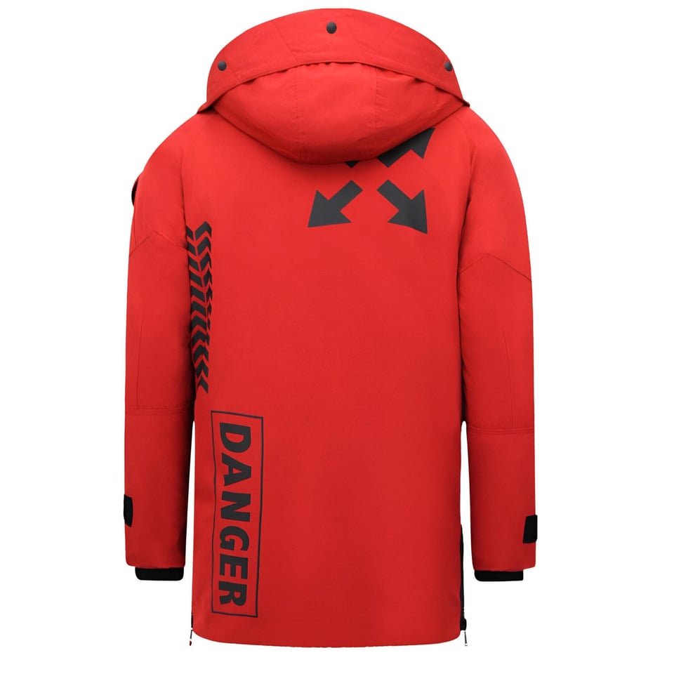 Sportieve Winterjas Heren - 9803 -Rood