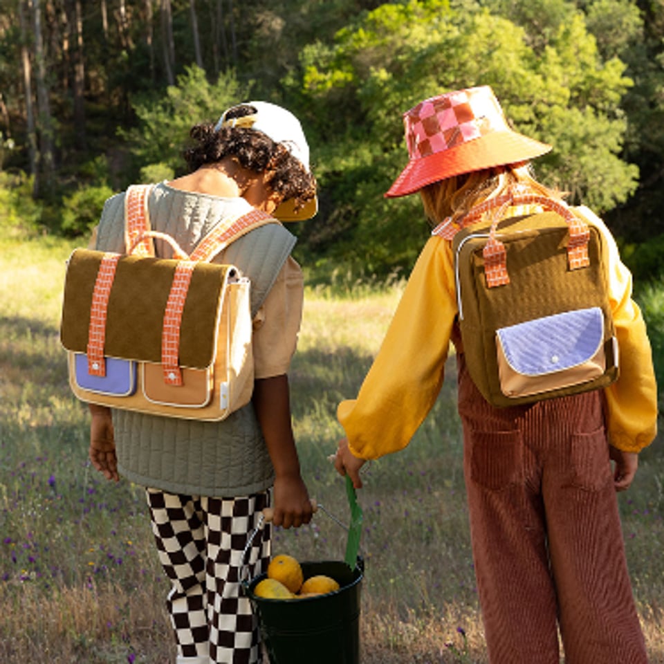 Sticky Lemon School Bag Farmhouse Corduroy Pear Jam