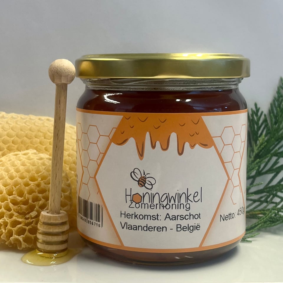 Zomerhoning 250g België Honingwinkel (vloeibaar) - 250g