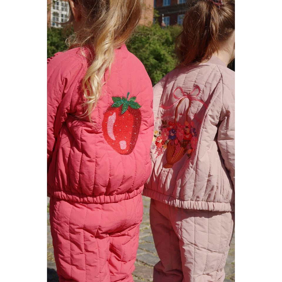 Konges Sløjd Juno Sparkle Bomber Jacket Raspberry Wine