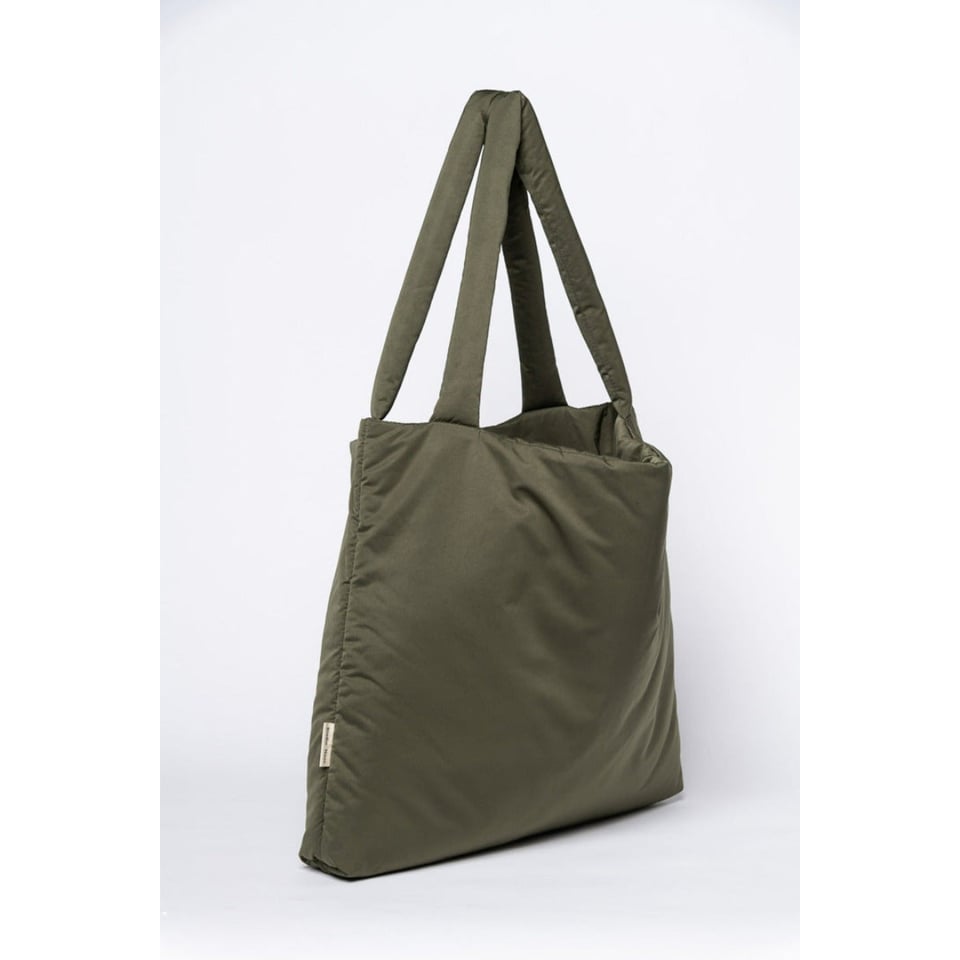 Green Puffy Mom Bag