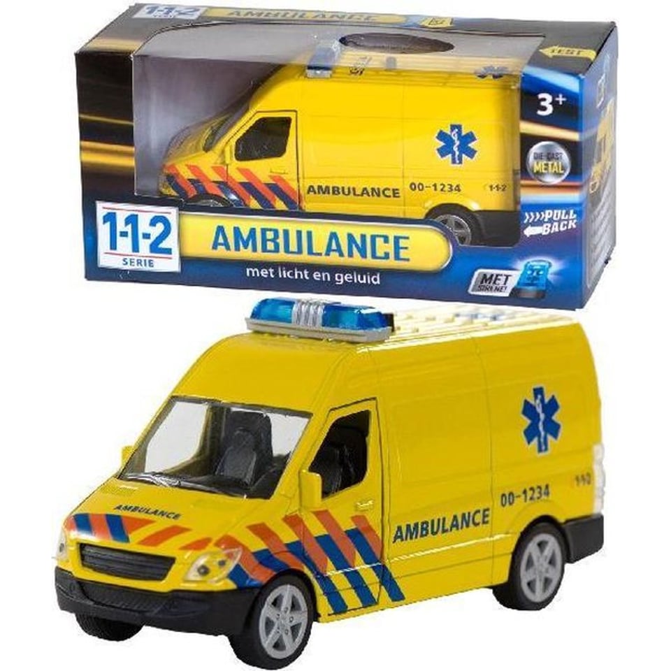 112 Ambulance Licht/geluid