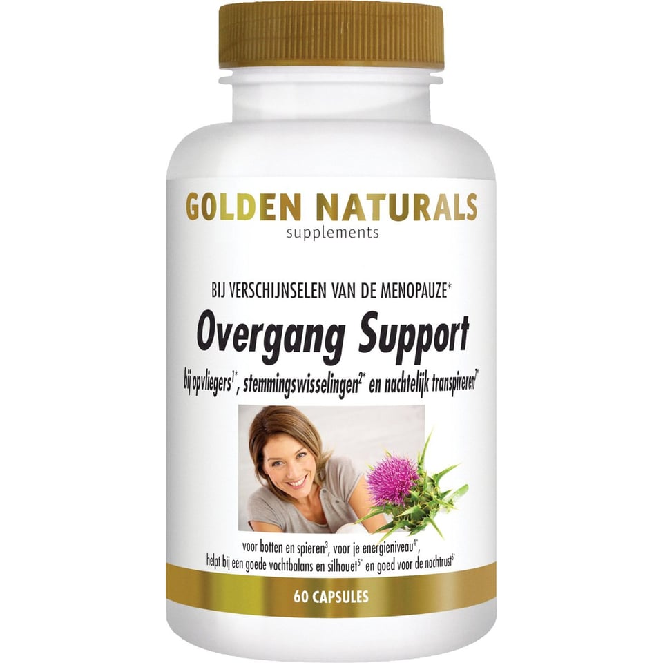 Golden Naturals Overgang Support (60 Vegetarische Capsules)