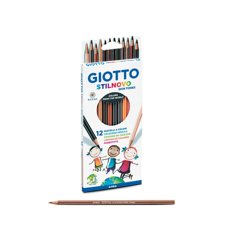 Giotto Stilnova Potloden Huidskleuren 12 Stuks 3+