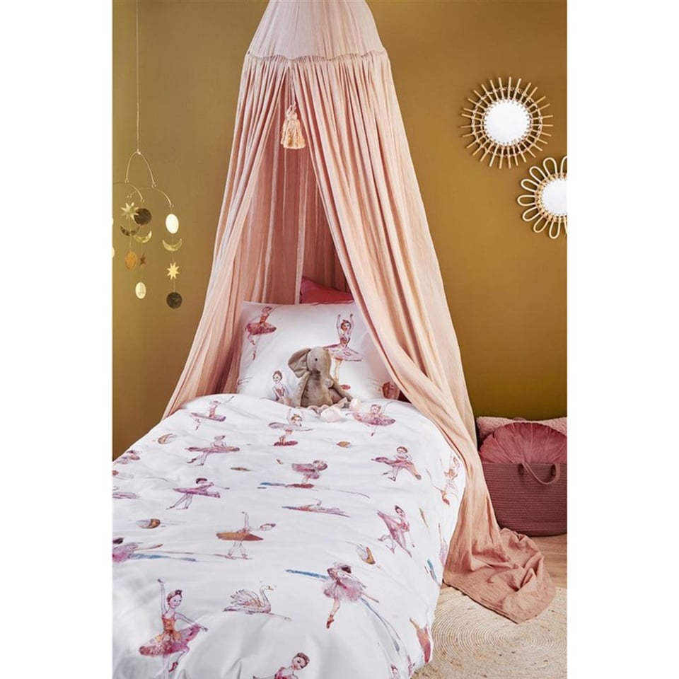 Dekbedovertrek Beddinghouse KIDS Swanlake Pink 140x200/220