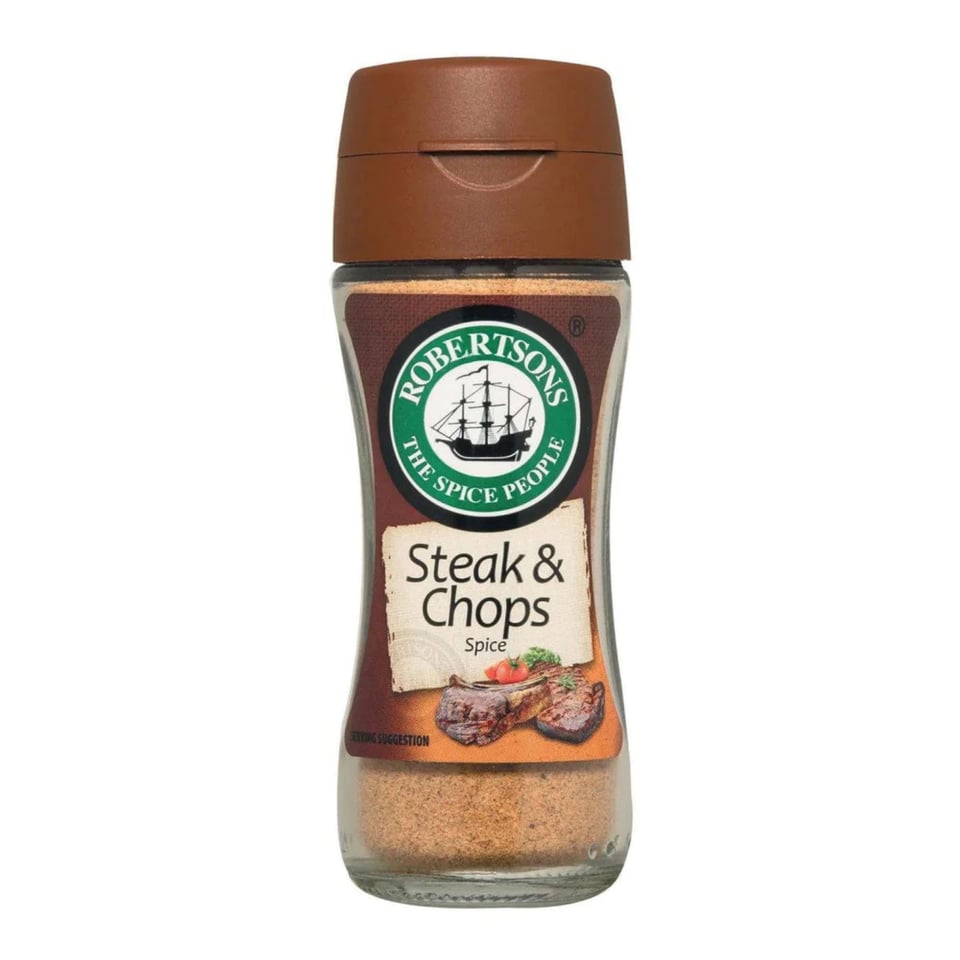 Robertson's Steak And Chops Spice Seasoning 86G