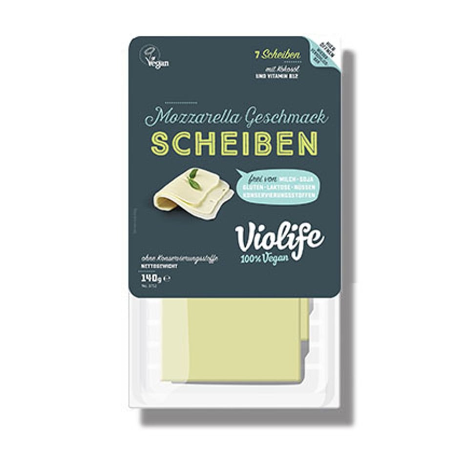 Violife Slices with Mozzarella Flavour 140g *Tht 26.03.2025*