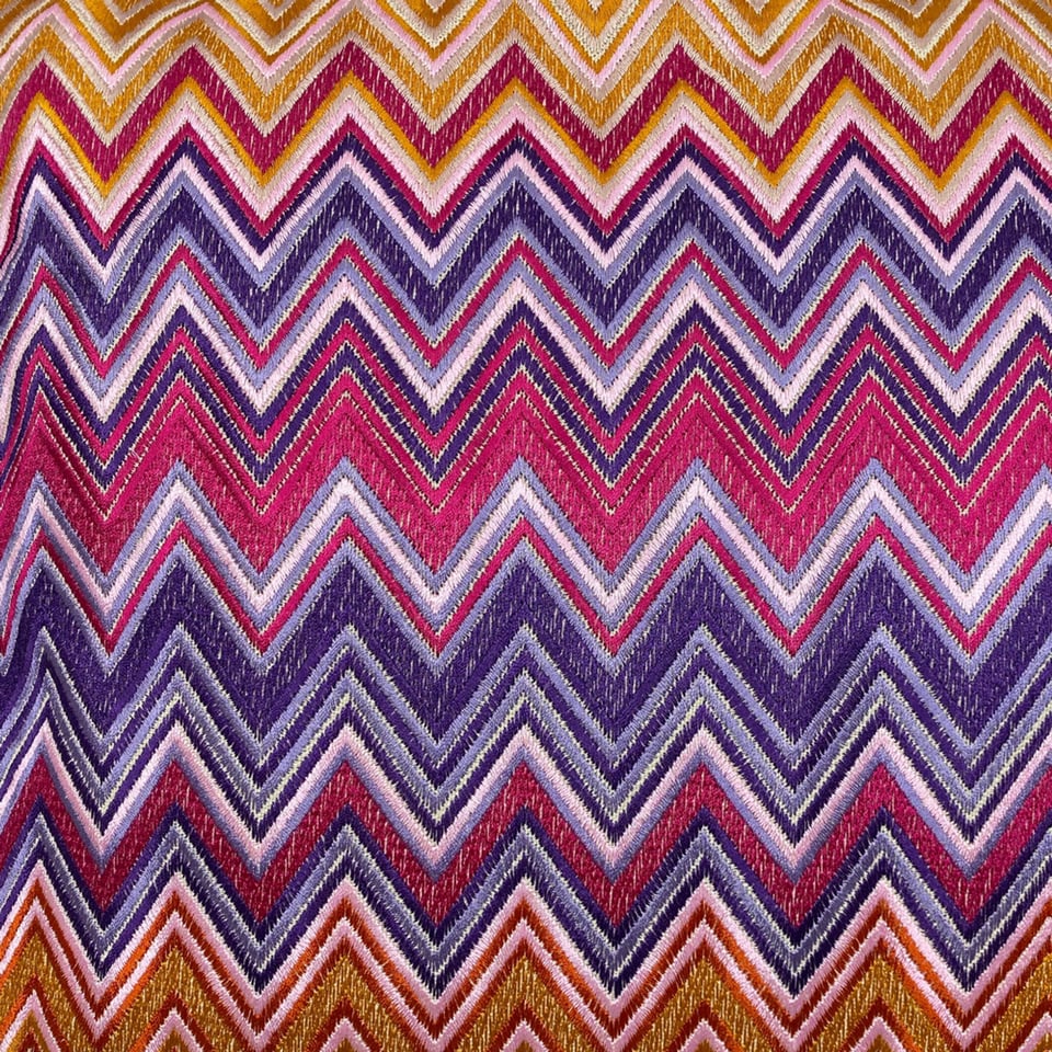 Sierkussen Chevron Roze Multicolor Katoen 50x50cm