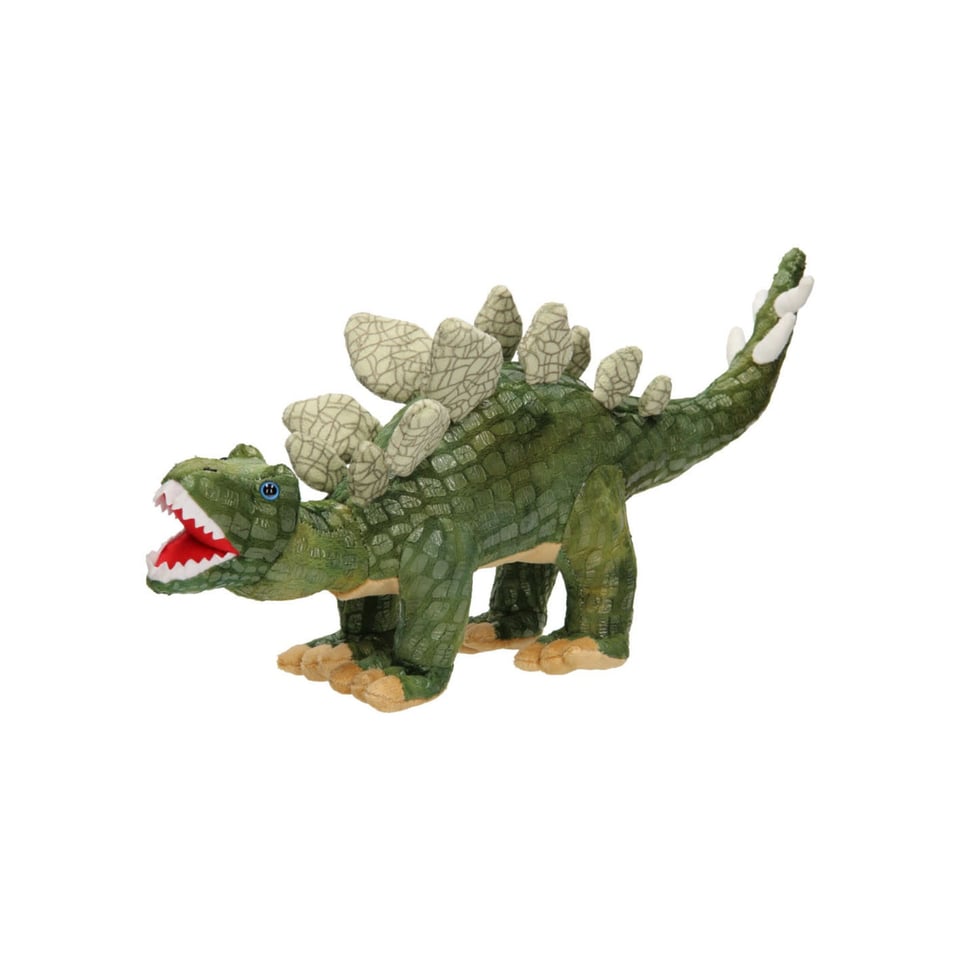 Dino Knuffel 50 Cm: Bruin / Groen / Stegosaurus