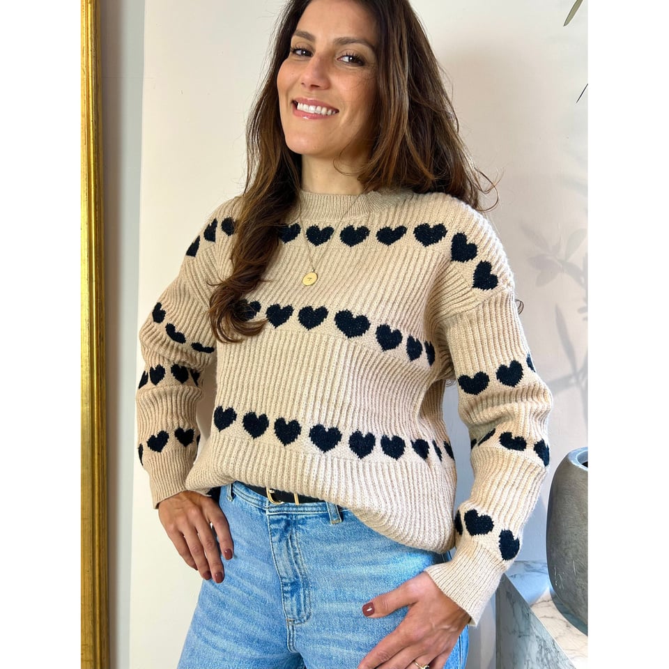 So Much Love - Beige & Black - OneSize