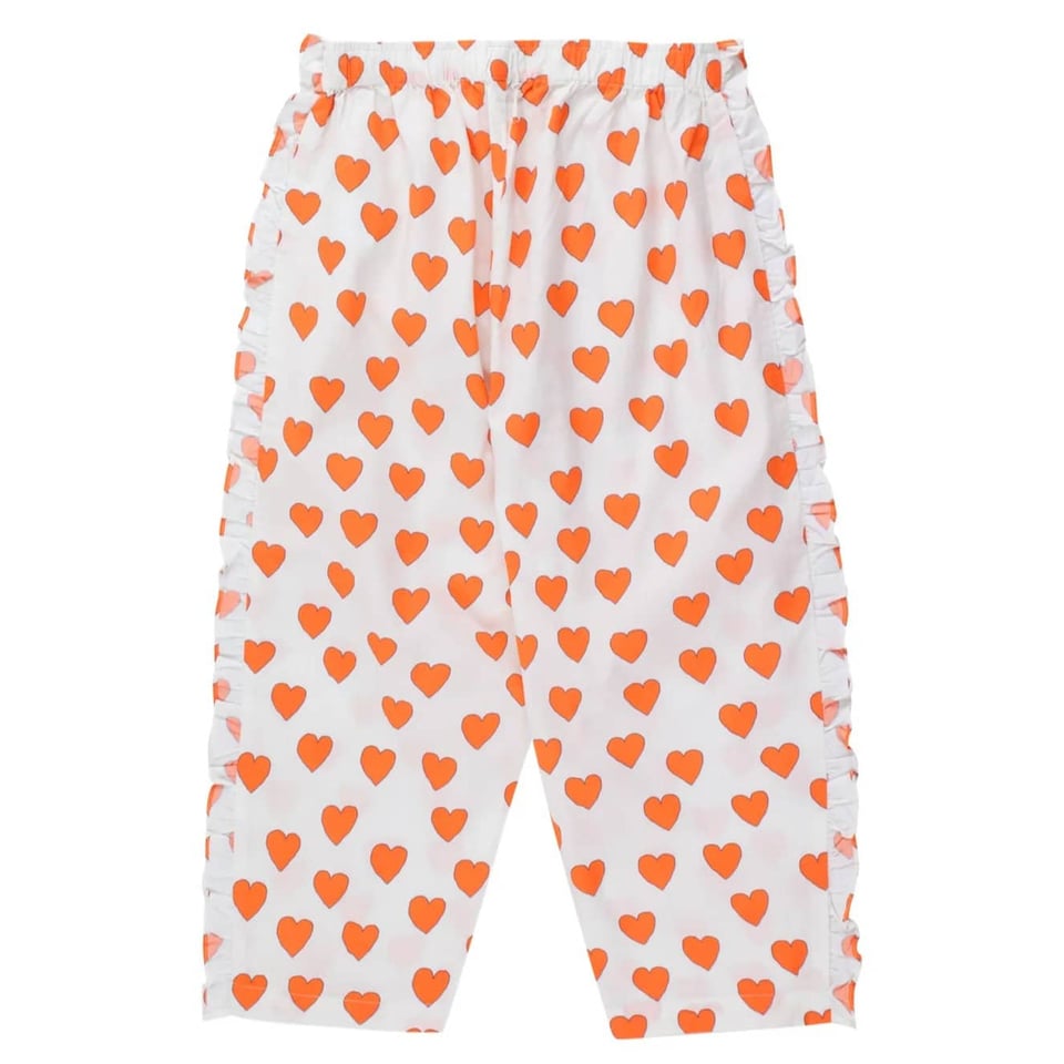 Tiny Cottons Hearts Pant Off-White