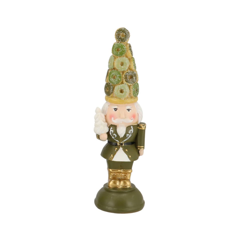 Beeld Notenkraker Candy Green 10x31cm 3 Tinten
