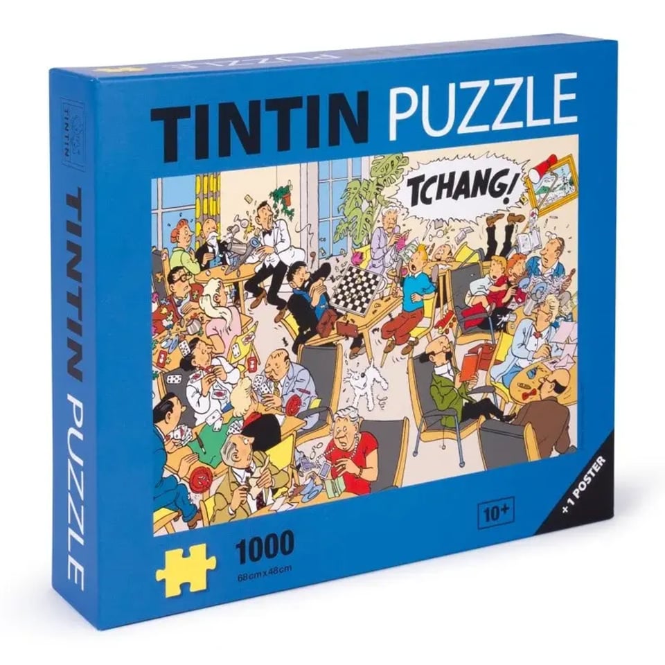 Kuifje Puzzel Tchang! - 1000 Stukjes - Met Poster