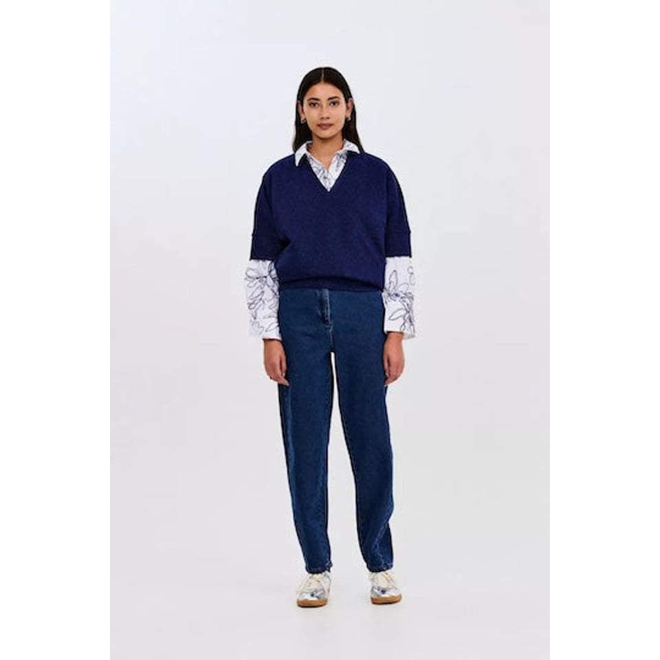 CKS t-shirt Eldodeep Blauw