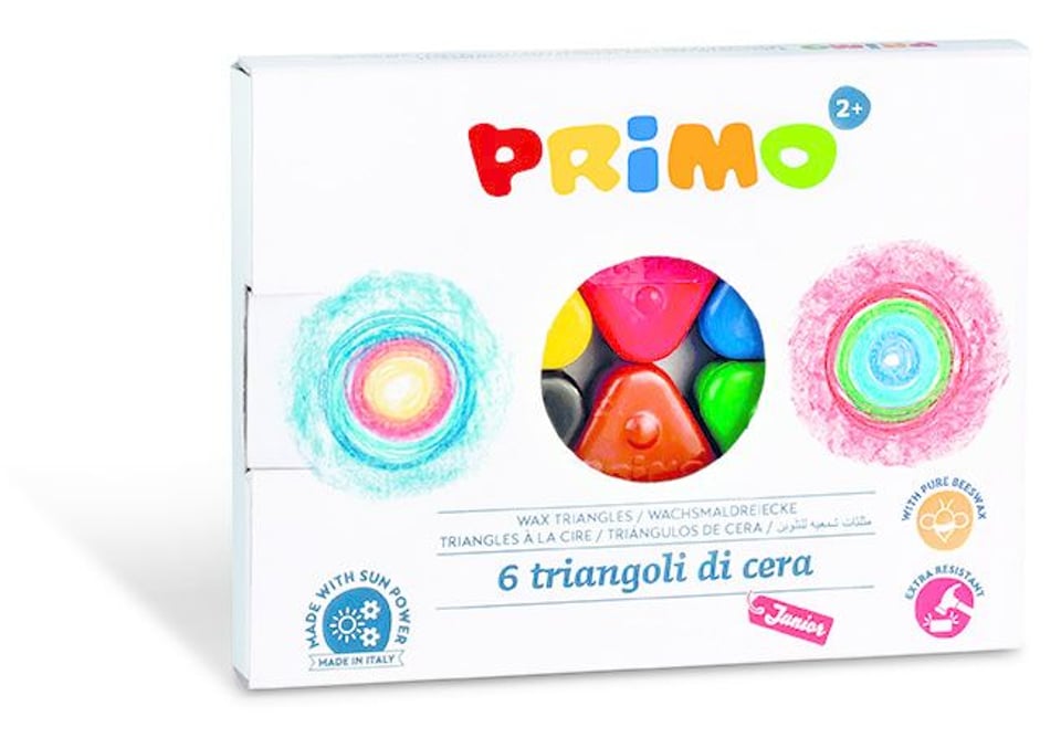 PRIMO - 6 Driehoek Waskrijtjes