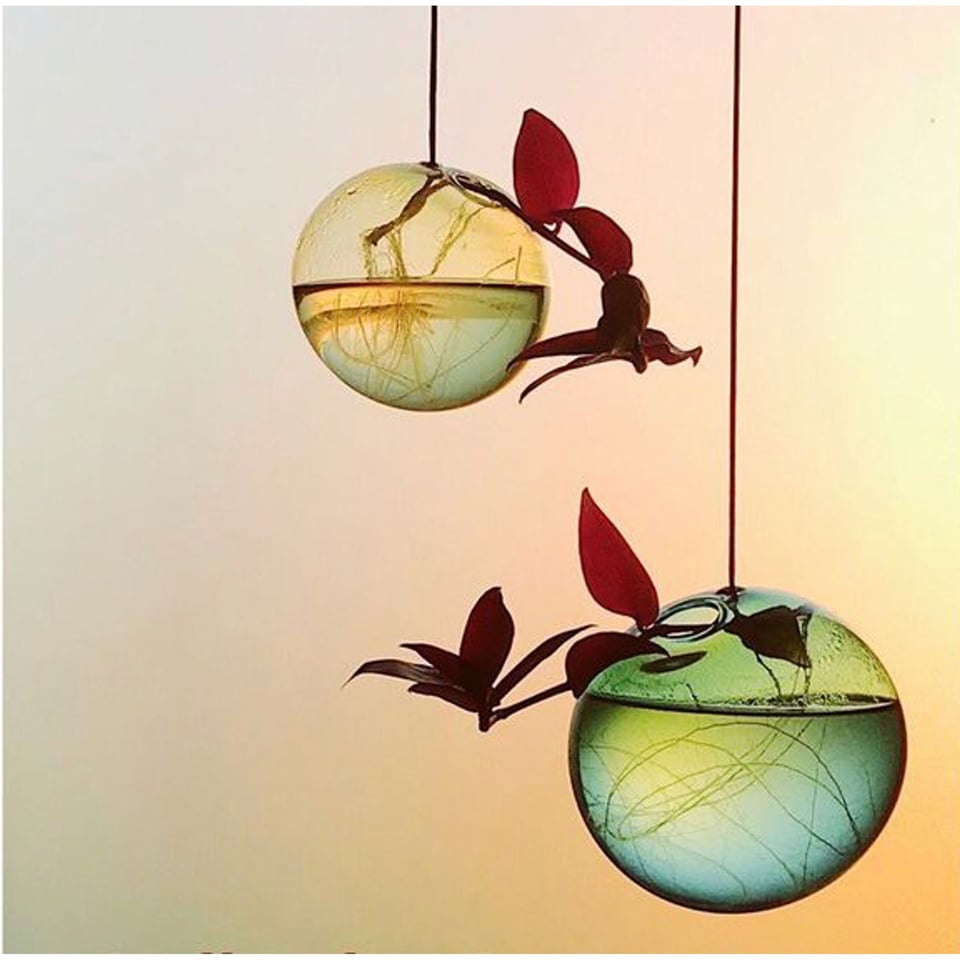 Studio About Hanging Flower Bubble Medium, Geel