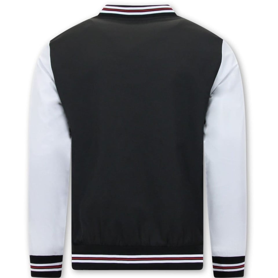 Dunne Baseball Jacket Classic - Zwart