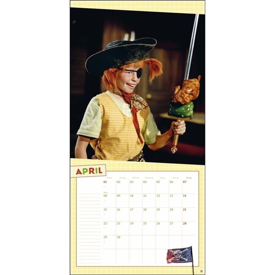 Pippi Langkous 2024 Kalender
