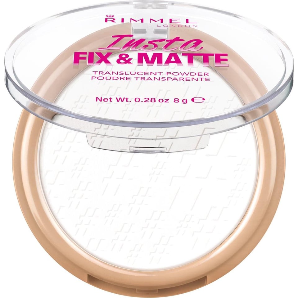 Rimmel London Insta Fix & Matte Make-Uppoeder - 01 Clear