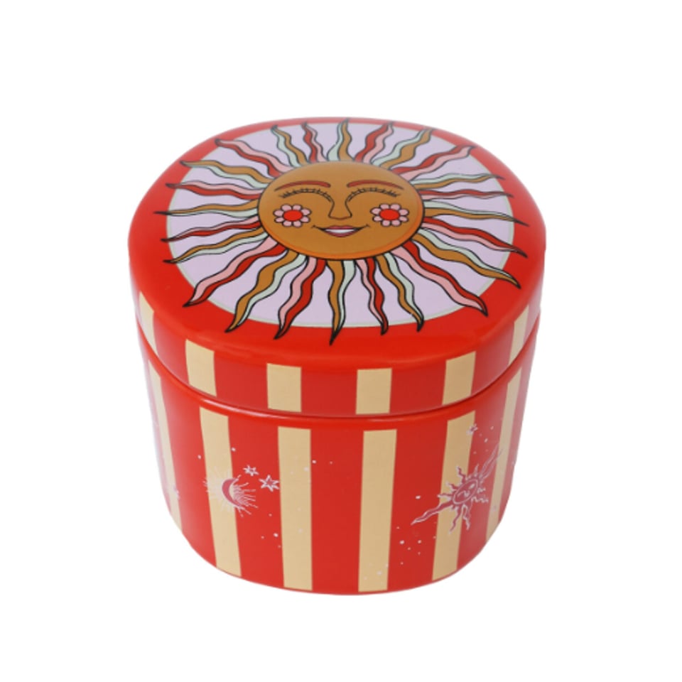 Potje Met Strepen en De Zon