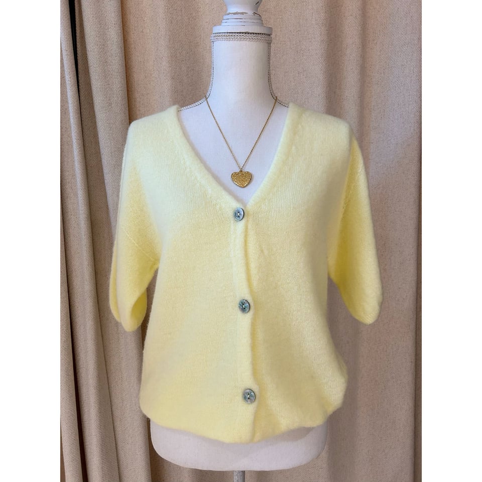 Trend Alpaca Vestje - Yellow - OneSize