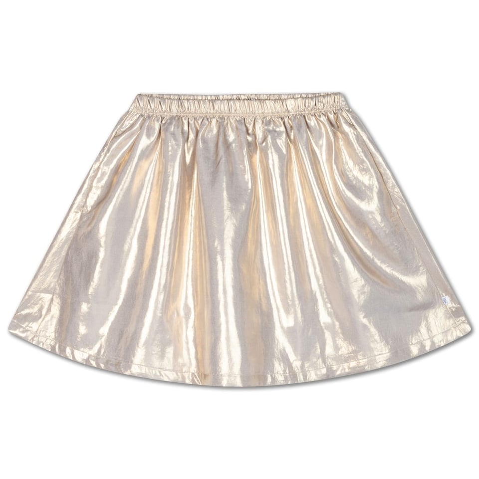 Repose Ams 48. Mini Skirt Shimmers Of Gold