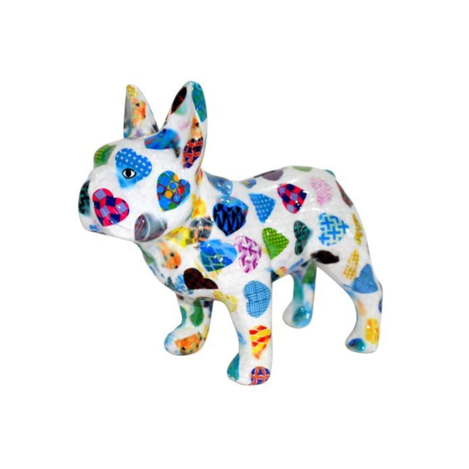 Spaarpot Franse Bulldog Jack L H24cm in 4 Kleuren