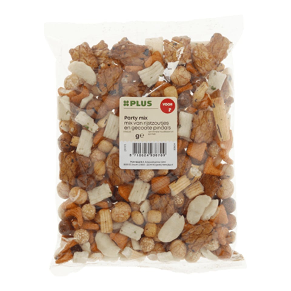 PLUS Partymix Rijstzoutjes