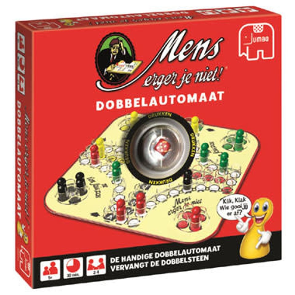 Jumbo Mens Erger Je Niet Met Dobbelautomaat 5+