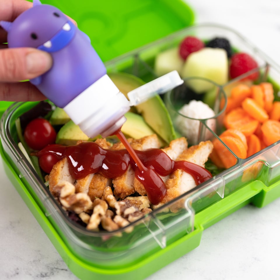 Yumbox Squeezy Monster Flesjes - Meerkleurig