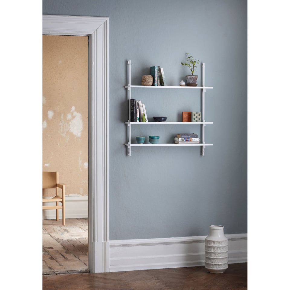 Wandrek Wall Shelving WS.85.1 - Color : Oak / White