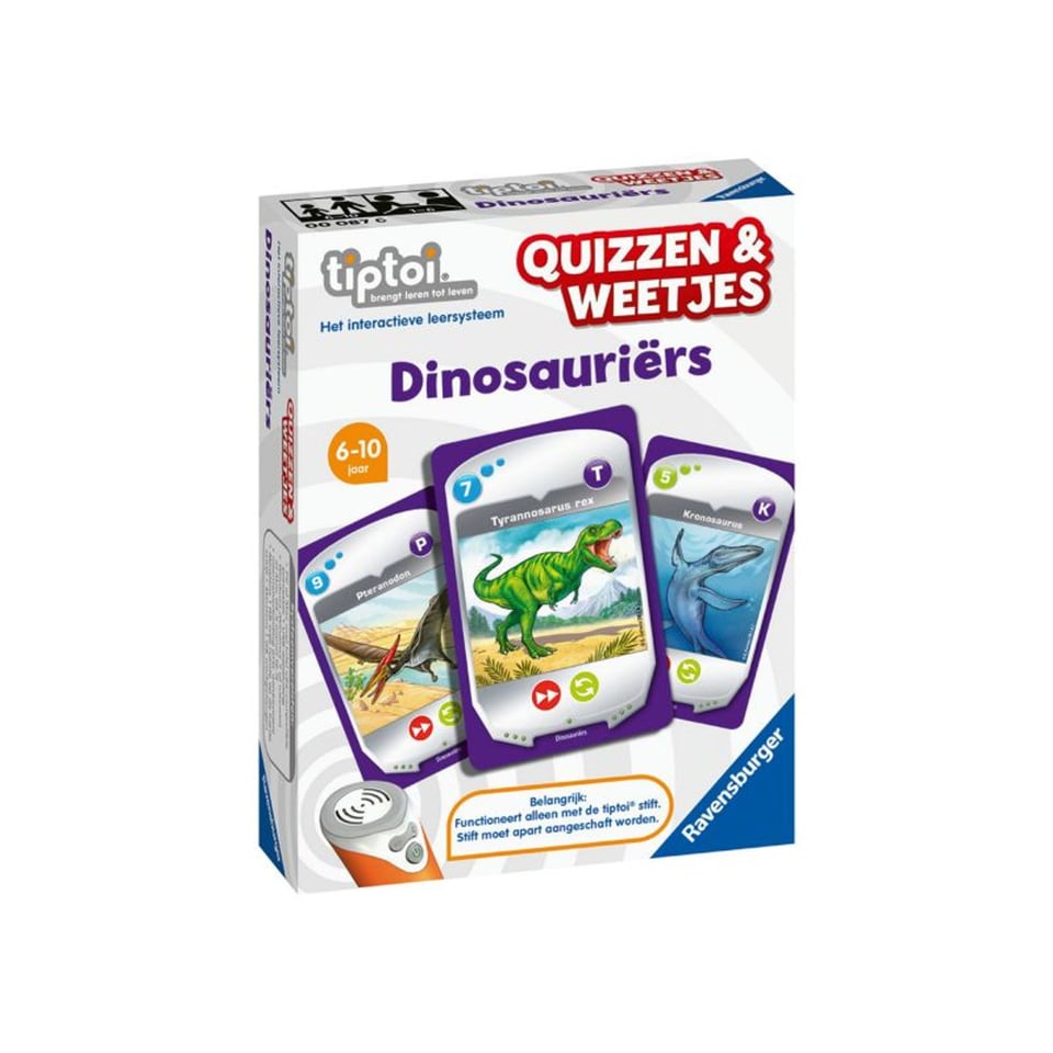 Ravensburger Tiptoi Quizzen en Weetjes Dinosaurus